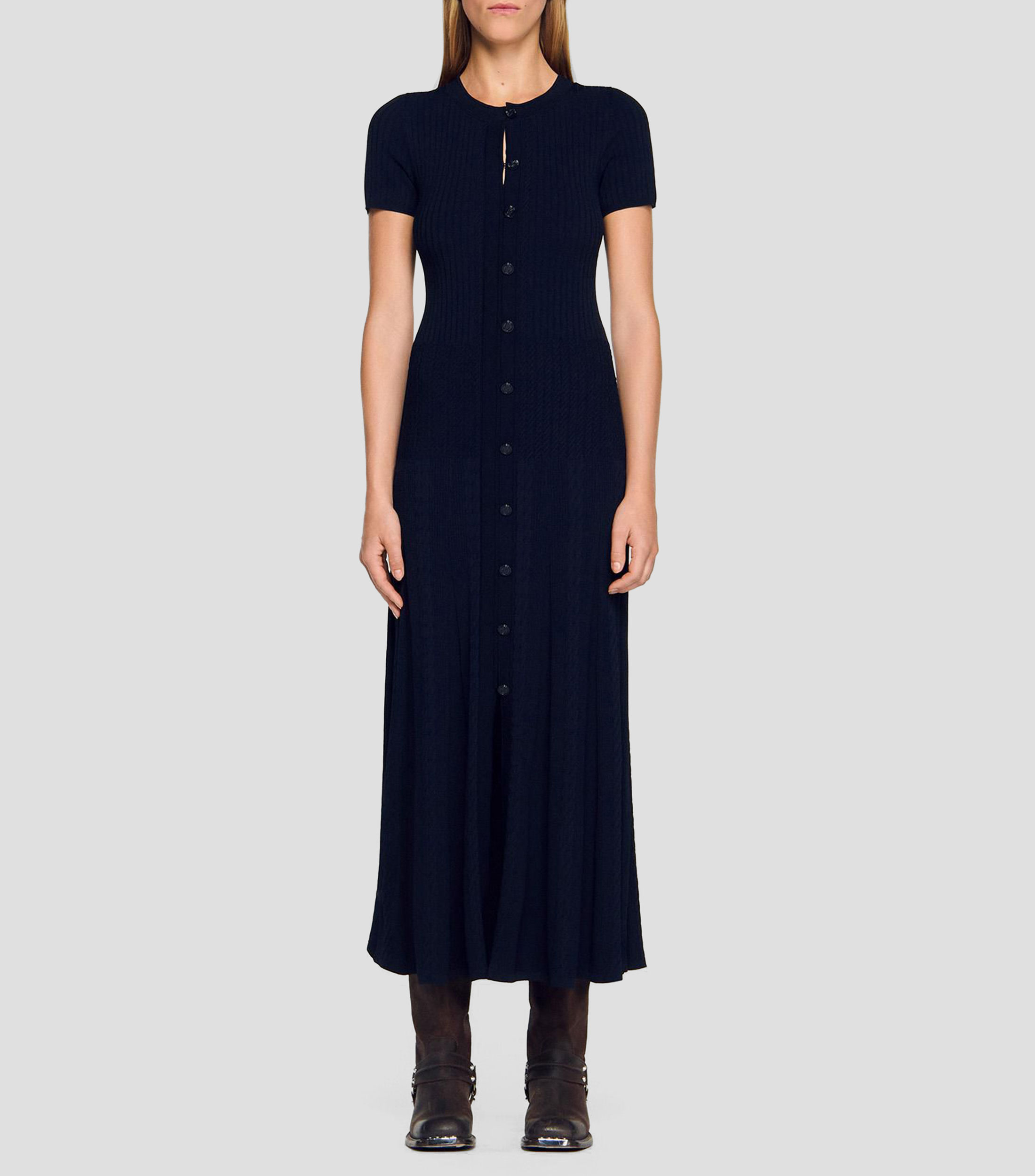 Vestido largo liso Milla Mujer